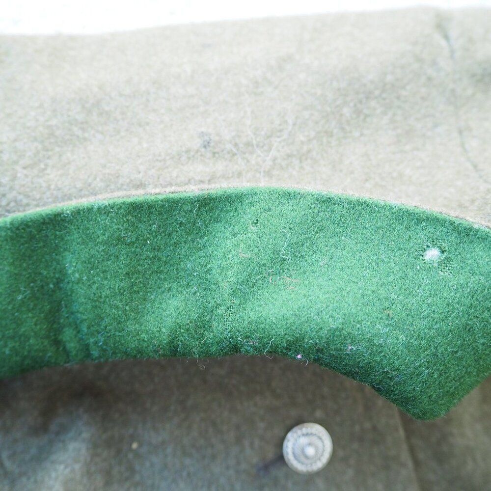 Salzburger‎ Trachten und Dirndl Wenger Vintage Bavarian Wool Cape Olive Green 38 - Picture 7 of 9